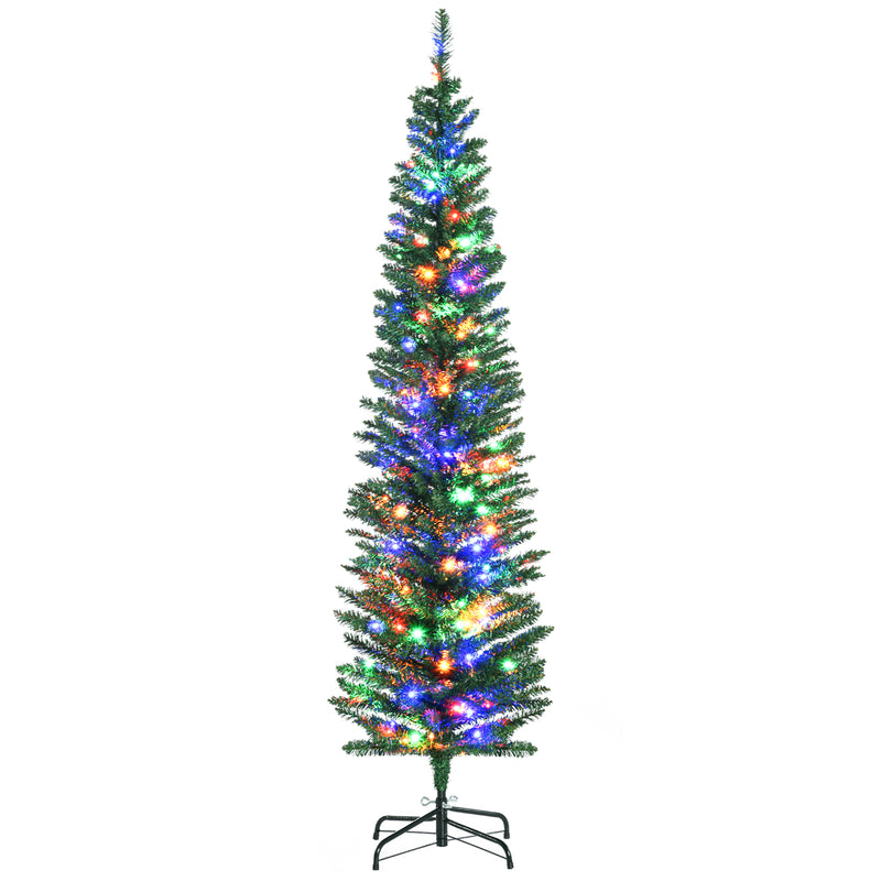 6ft pre-lit pencil tree, multi-colour LEDs – image 10