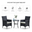 3-piece rattan bistro set – image 4