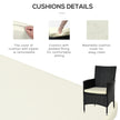 3-piece rattan bistro set – image 7