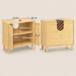 Bamboo under sink bathroom cabinet – image 3