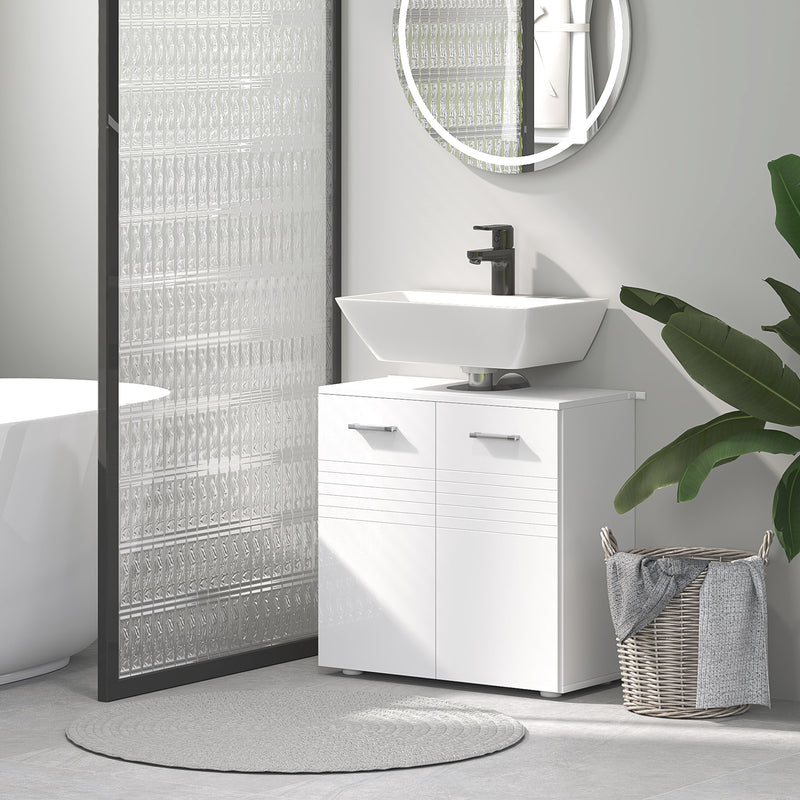 High gloss under sink cabinet – image 8