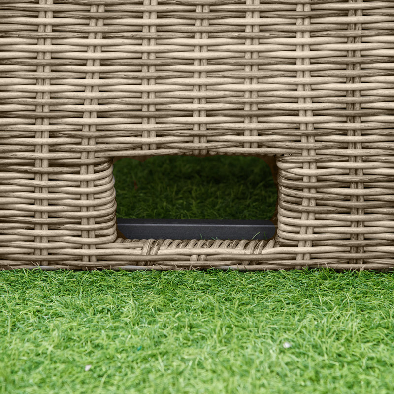 Round rattan daybed sofa set – image 10