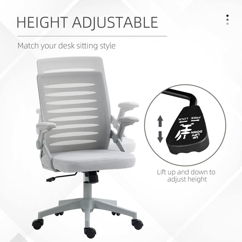 Grey mesh work chair – image 8