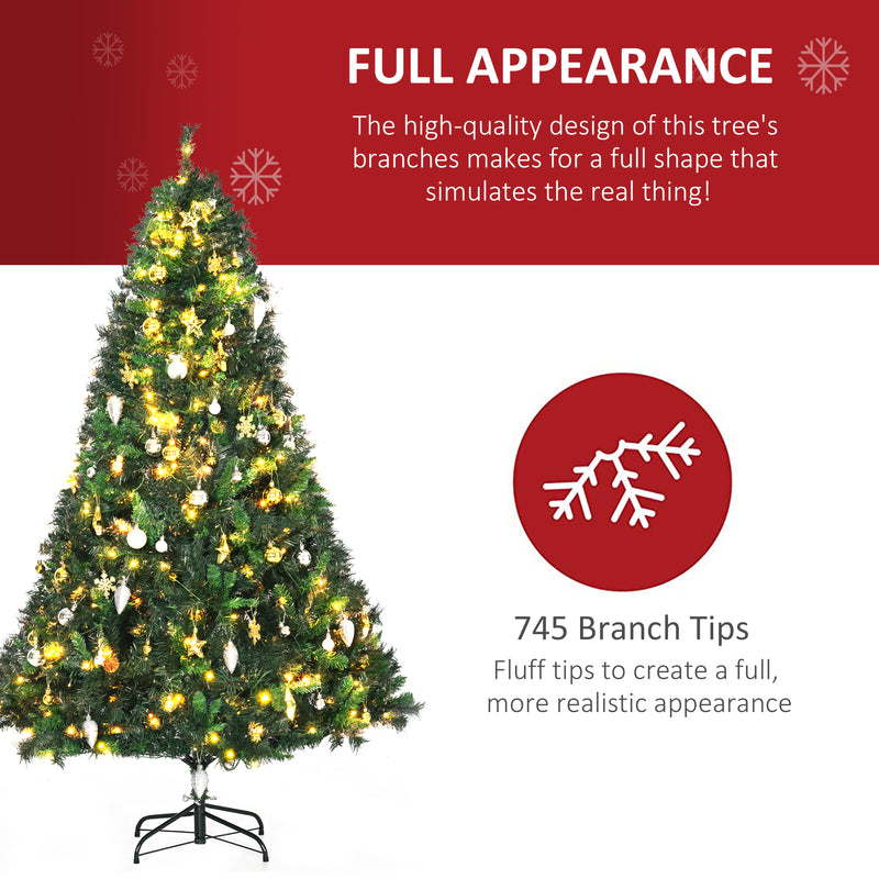 6ft pre-lit decorated Christmas tree – image 4