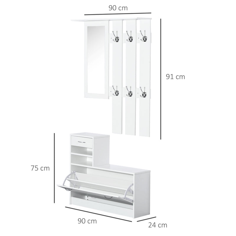 Hallway shoe storage set – image 3