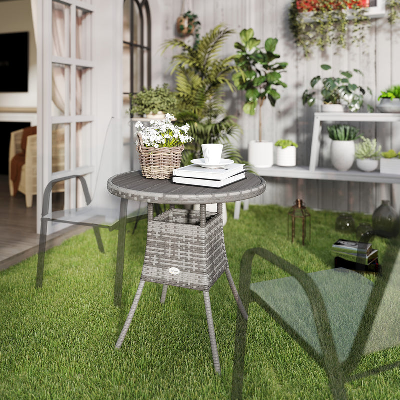 Square rattan dining table – image 10