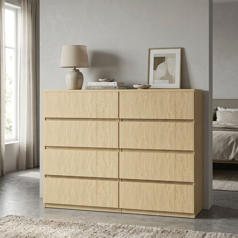 HOMCOM Chest of Drawers, 4-Drawer Storage Cabinets, Modern Dresser, Storage Drawer Unit for Bedroom – view 9