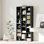 21-Compartment Bookshelf - Black