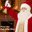 Animated Santa in a festive room