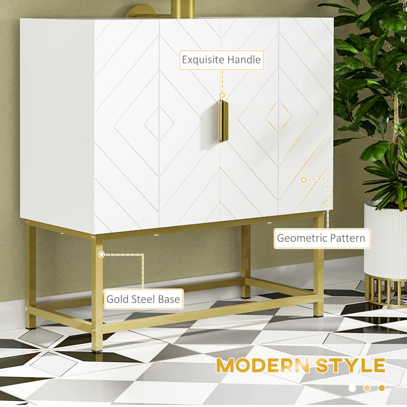 Under sink cabinet with gold legs – image 5