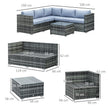 Rattan corner sofa set – image 3