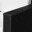 Black rattan garden armchair – image 8