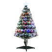 3ft snow-tipped pre-lit fibre optic Christmas tree