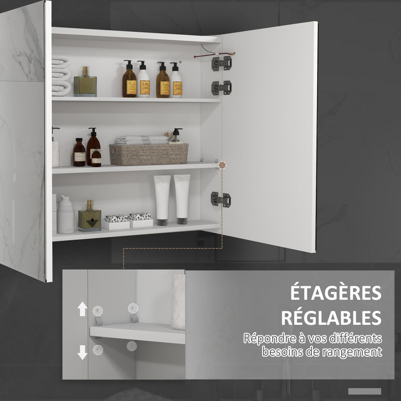 LED mirror bathroom cabinet – image 6