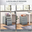 Lockable steel filing cabinet – image 4