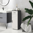 Slim grey bathroom cabinet – image 10