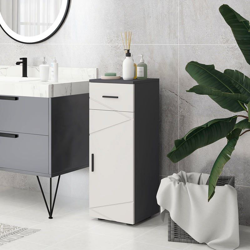 Slim grey bathroom cabinet – image 10