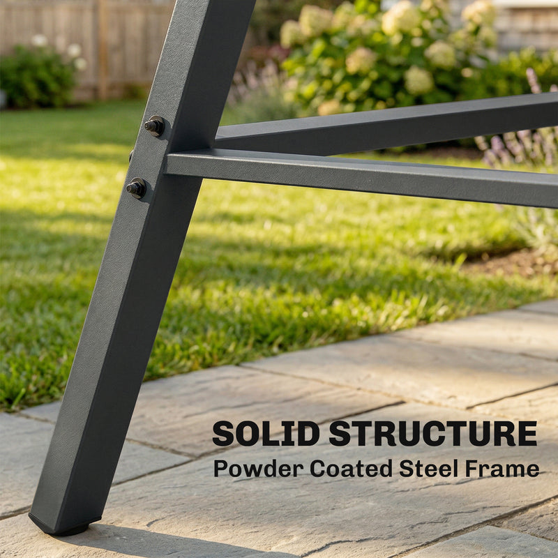 Dark grey 3-seater swing – image 5