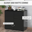 Black push-open sideboard – image 6