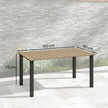 6-seater garden dining table – image 3
