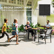 Square black garden table – image 8