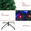 4ft fibre optic Christmas tree with RGB LEDs – image 8