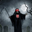 170cm Animated Grim Reaper with Scythe, Glowing Eyes & Sound – image 9 of 9