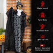 189cm Animated Ghost Bridegroom with Glowing Eyes – image 7 of 9
