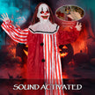 165cm Animated Clown with Glowing Eyes & Sound – image 5 of 9