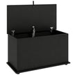 HOMCOM Storage Chest, 102L Blanket Box, Shoe Bench with Safety Hinged Lid, Bed End Bench for Bedroom, 80 x 40 x 45cm