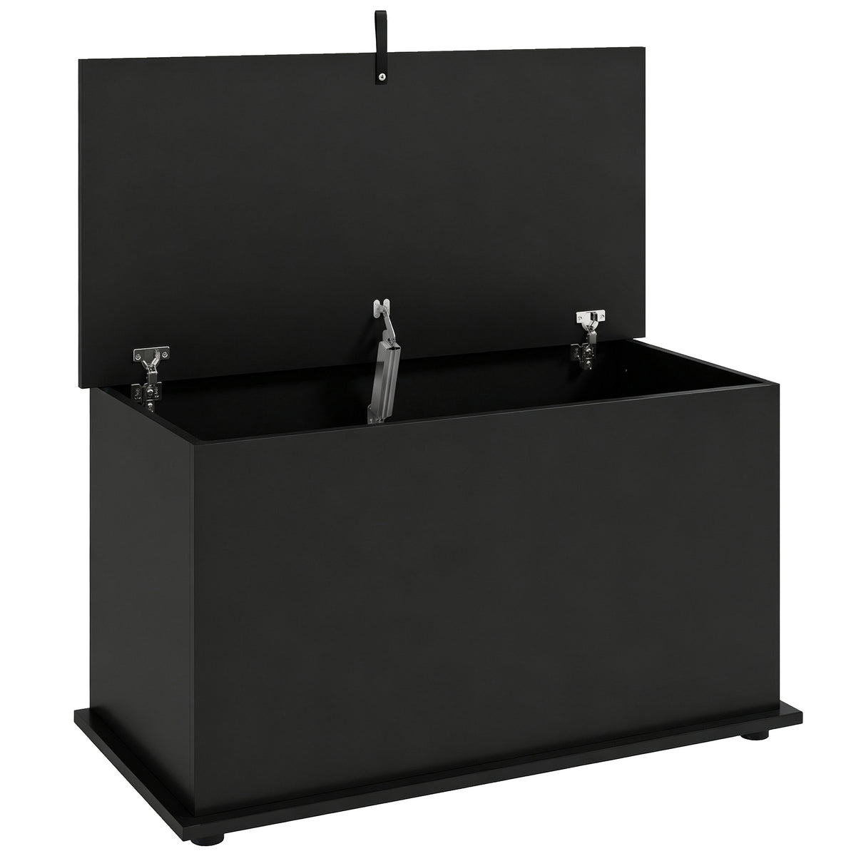 HOMCOM Storage Chest, 102L Blanket Box, Shoe Bench with Safety Hinged Lid, Bed End Bench for Bedroom, 80 x 40 x 45cm