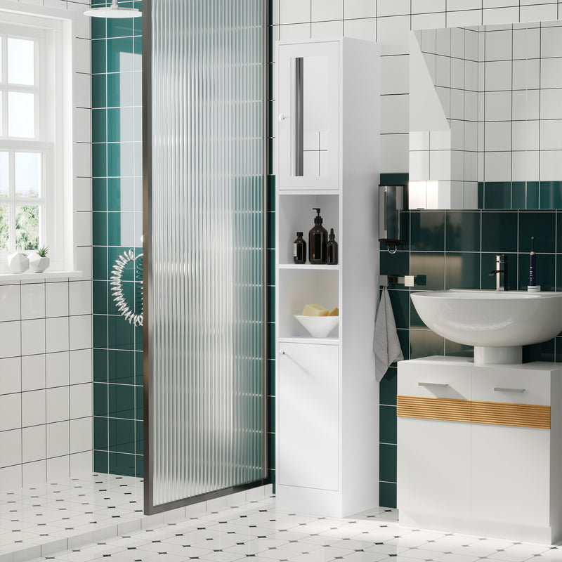 Tall bathroom cabinet with mirror – image 5