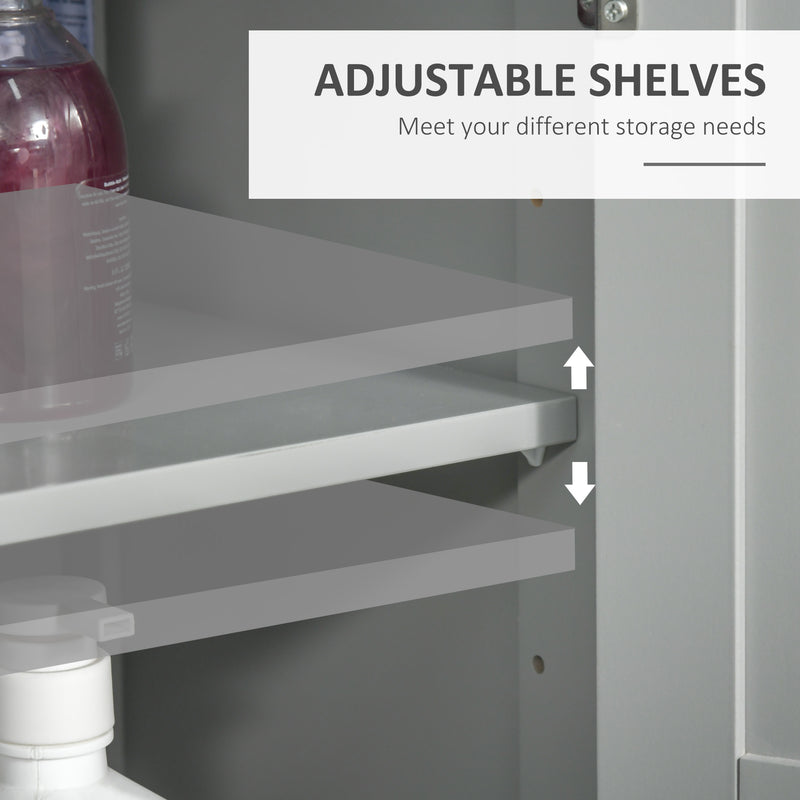 Grey bathroom floor cabinet – image 5