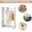 White open wardrobe on wheels – image 6