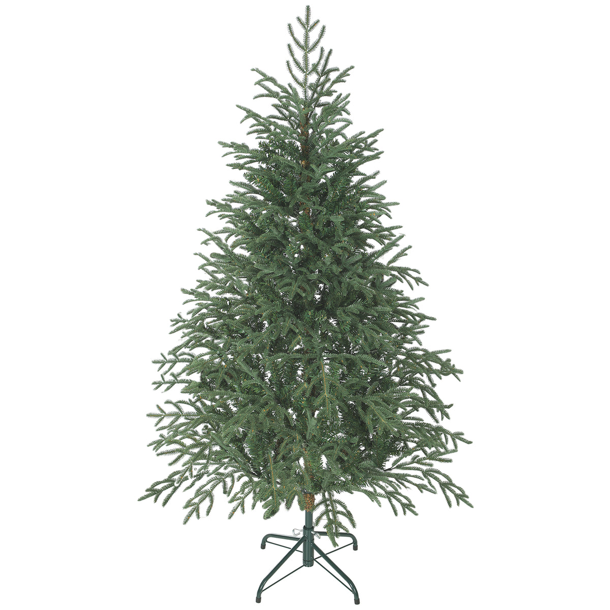 5ft dense full spruce artificial Christmas tree with moulded tips