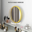 105 cm white and gold dressing table – image 7