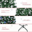 6ft pencil tree with multi-colour LEDs – image 7