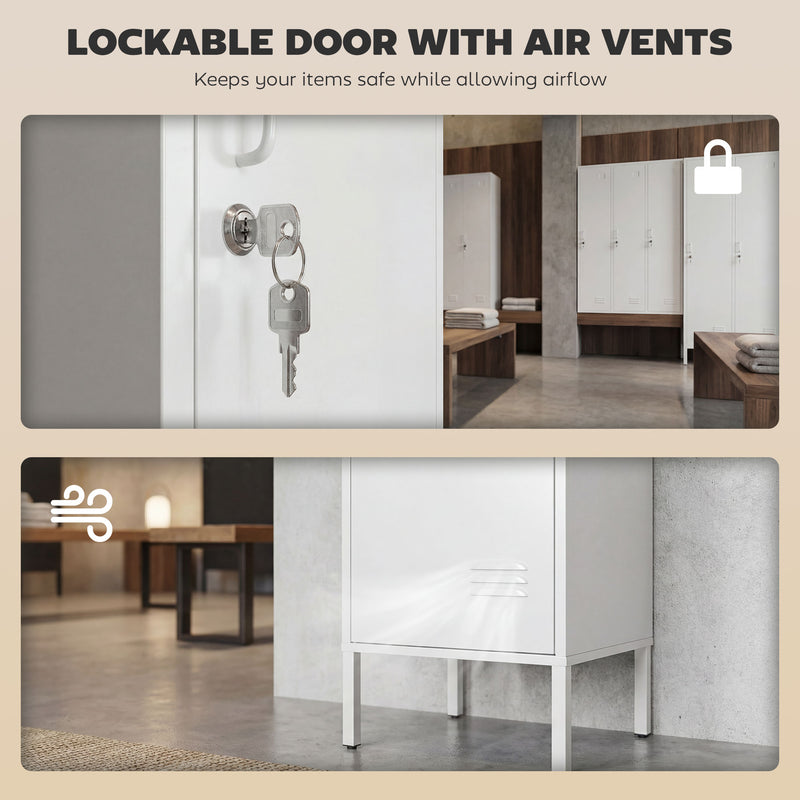 Lockable metal locker – image 4