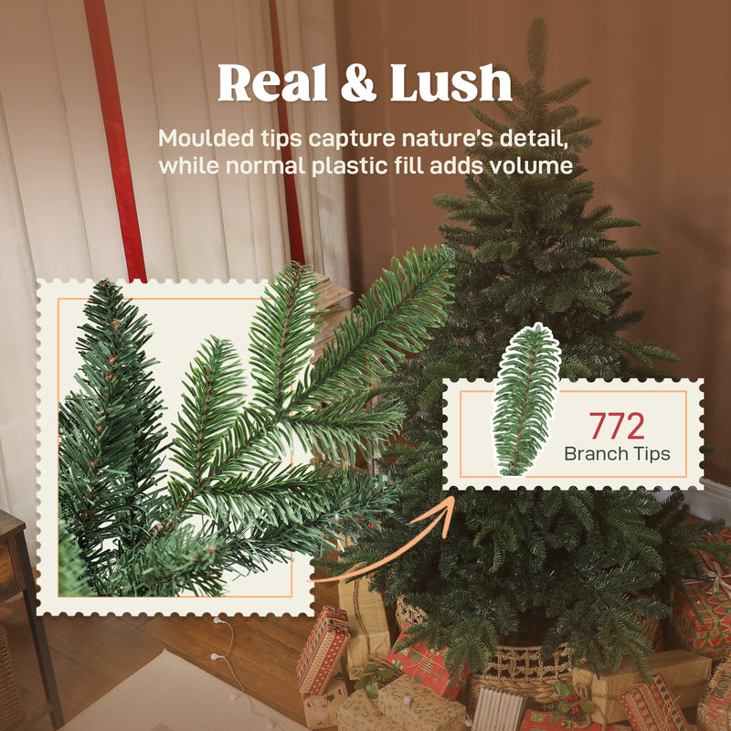 5ft wide artificial Christmas tree – image 5