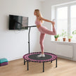 Pink mini fitness trampoline – image 8