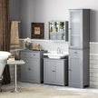 Grey under sink cabinet – image 8