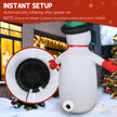 Built-in fan used to inflate the Christmas display