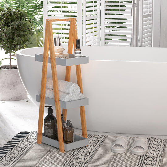 Slim 3-tier A-frame shelf – image 2