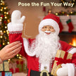Animated Santa in a festive room