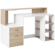 137 cm desk with drawers and printer stand – image 10