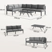 Aluminium corner lounge set – image 3
