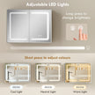 LED mirror bathroom cabinet – image 5