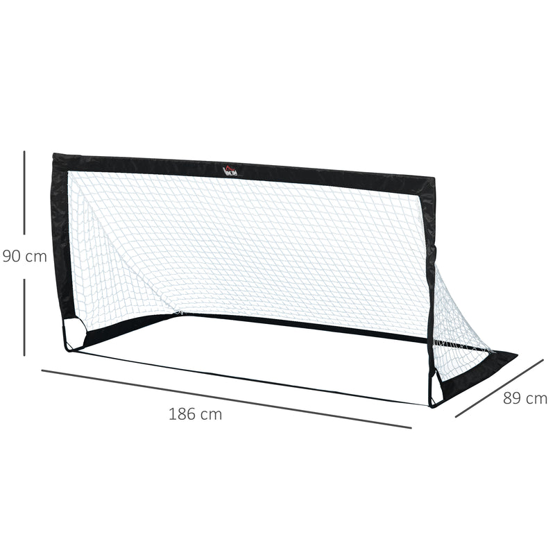 Black folding football goals – image 3