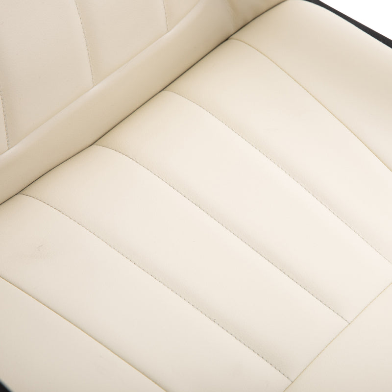 PU leather swivel desk chair – image 8