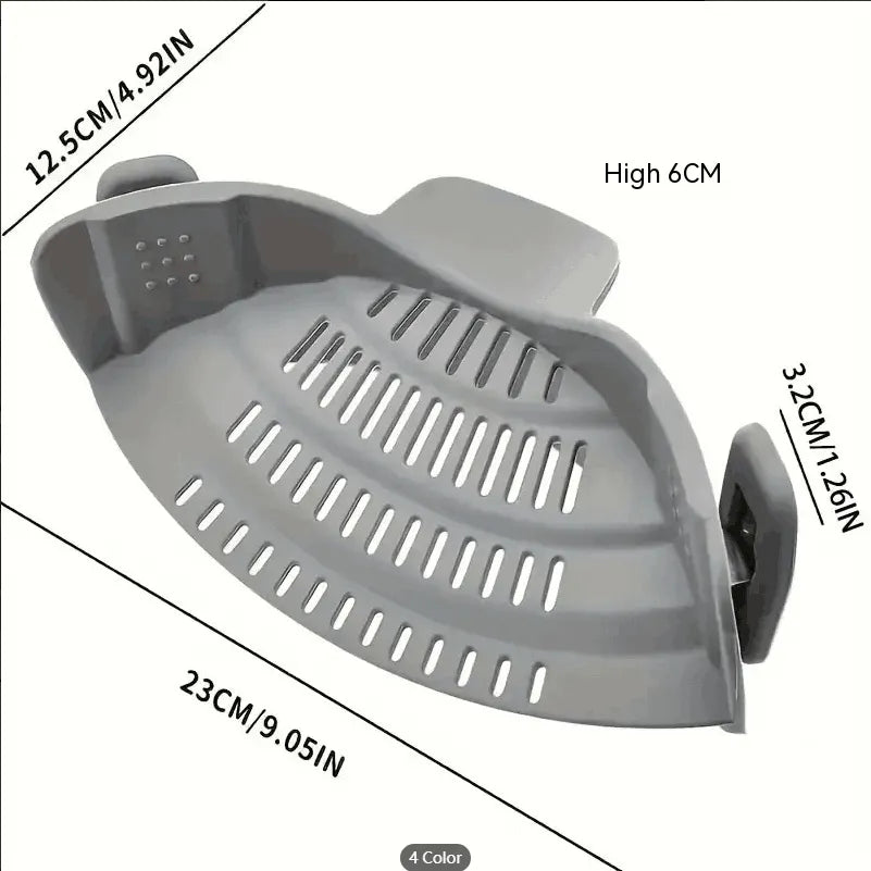 Wide Mouth Silicone Kitchen Drain Strainer